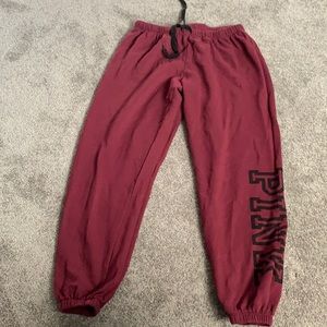 Pink sweatpants